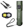 Green 2000LM Tactical E26 Flat Flashlight with UV and Green LED Model, 165m Beam