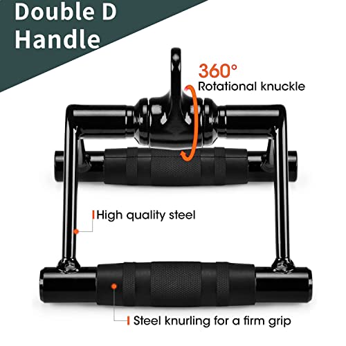 Gym Cable Machine Attachments Set for Resistance Training & Strength Building
