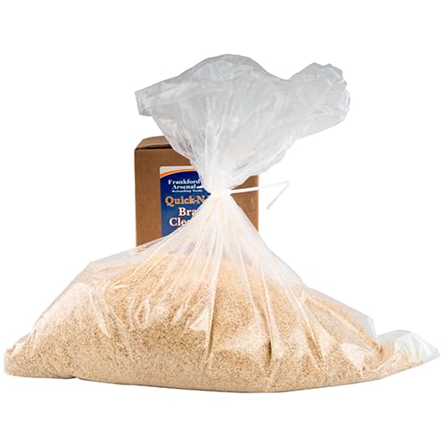 Frankford Arsenal 7 lb Box of Corn Cob Media for Case Tumbling, Ammo Reloading and Shooting Bags, tan