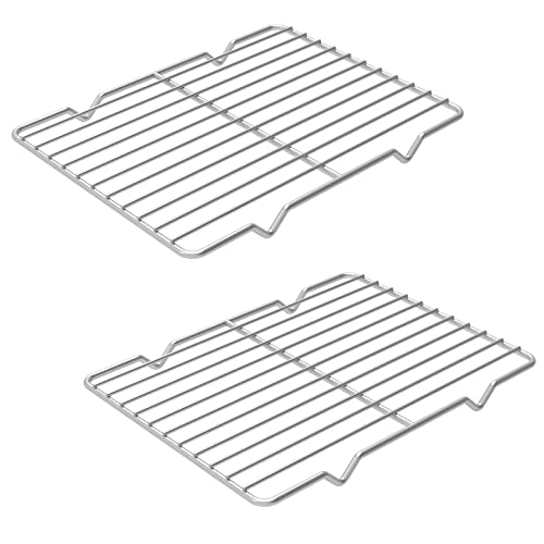 Stainless Steel Cooling Racks Pack of 2 for Baking & Roasting
