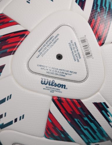 Wilson NCAA Veza Match Soccer Ball Size 5 White Blue Purple Durable Control