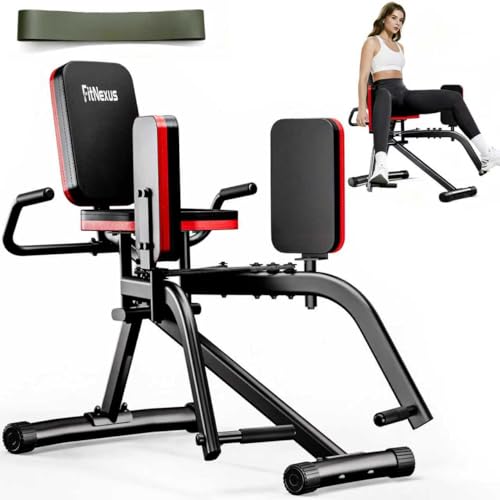Hip Abductor Machine for Home Gym - Adjustable Glute & Leg Exercise Equipment