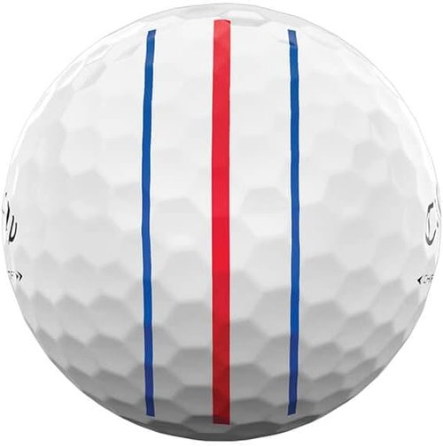 Callaway Golf Chrome Soft Golf Balls - True Track Technology | Red/Blue Color Option