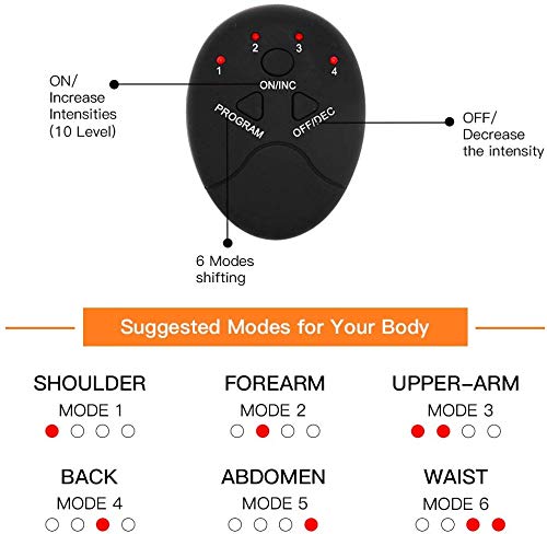 Fitness Belt Abs Stimulator Muscle Training Fitness Workout Equipment Ab Core Toner Belt for Abdominal/Arm/Leg For Home Use