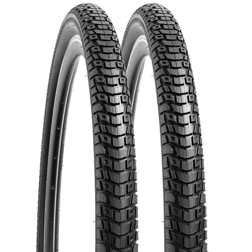 2-Pack 700x45C Gravel Bike Tires - Folding Wide Road Tyres