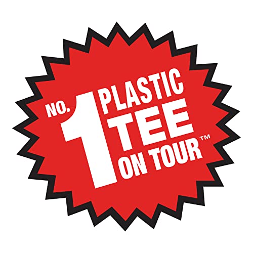 Golf Tee Set - 2-3/4 Inch Striped Performance Tees, 100 Pack