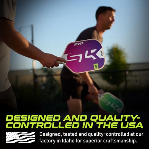 Selkirk Sport SLK Evo Carbon Fiber Pickleball Paddle - Control & Power, Control, Citron / Max Variation