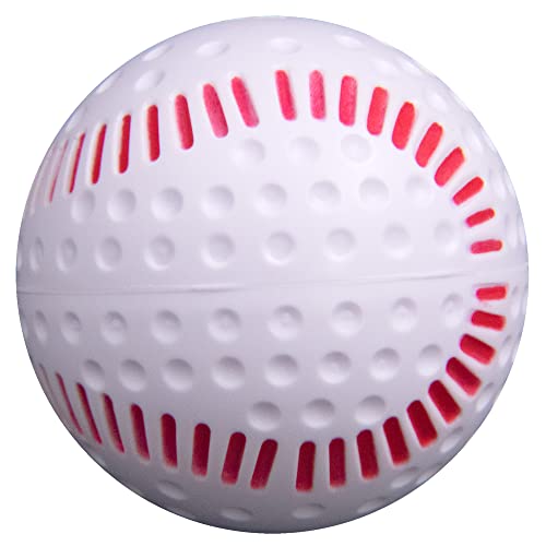 Baden 12-Pack Dimpled Baseballs for Pitching Machines & Training