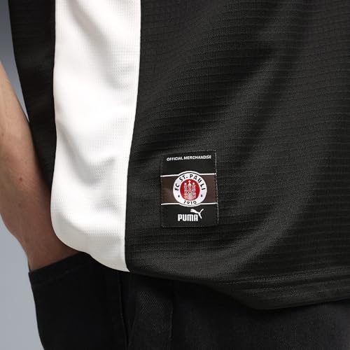 Puma Men's FC St. Pauli Retro Jersey XX-Large Black & White