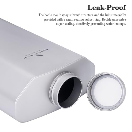 Large Capacity Titanium Water Bottle - Leak-Proof, 84oz Hydration Flask for Outdoor & Travel