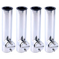 Amarine Made Stainless Clamp-On Fishing Rod Holder for Boat Rail, Adjustable Angles