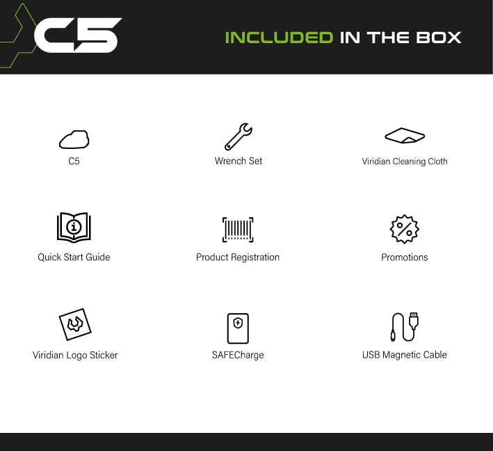 Viridian C5L Green Laser with Tactical Light - New Model