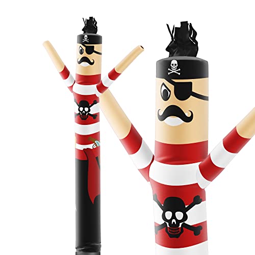 Pirate Themed 10ft Inflatable Tube Man - Wacky Waving Air Dancer for Business Promotion - Blower Not Included