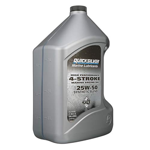 4L Synthetic Marine Engine Oil 25W-50 for Mercury Verado High Performance Engines