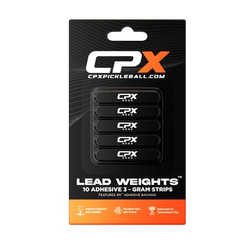 CPX Pickleball Lead Weights (10 Pack) - Customize Pickleball Paddle Balance for Enhanced Power