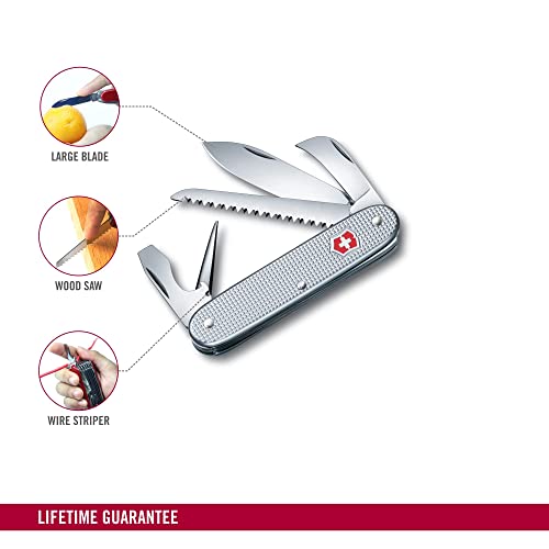 Victorinox Swiss Army Medium Pocket Knife 7 Functions Alox Scales