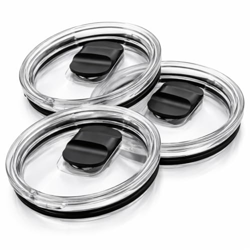20 oz Magnetic Slider Replacement Lid for YETI Tumbler Spill-Resistant 3 Pack