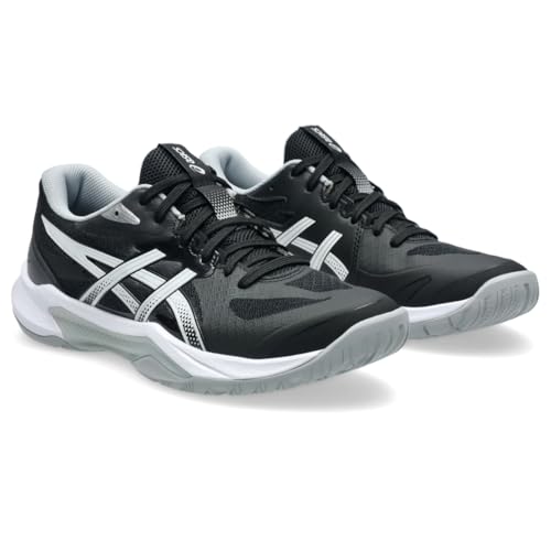 ASICS Women's Gel-Tactic 13 Volleyball Shoes - Black & White, Size 7.5