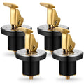 MorningRo 4 Pcs Brass Boat Drain Plug 3/4 Inch for Livewell Baitwell Kayak