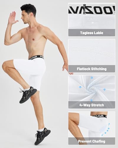 Men's Compression Shorts Spandex Athletic Underwear for Workout & Running