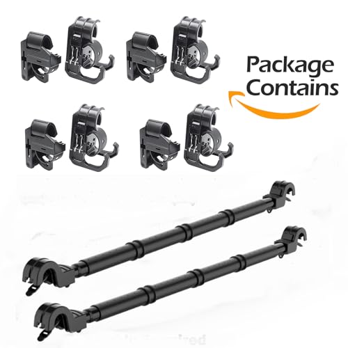 LITTLEMOLE Heavy Duty Car Fishing Rod Holder Adjustable 35-57 Inch for SUV Van