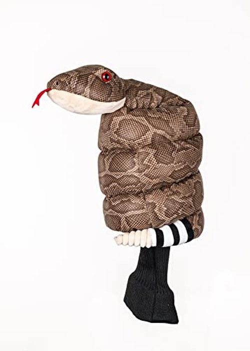 Daphne's Headcovers Rattlesnake Driver Headcover | Premium Driver Headcovers | Funny Golf Club Covers | Stylish Protection for Your Clubs | Men's Golf Gear | Driver Headcover for Men and Women
