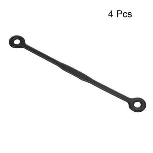 PATIKIL Tennis Dampener, 4 Pack Silicone Vibration Shock Absorber Racquet String Damping, Black