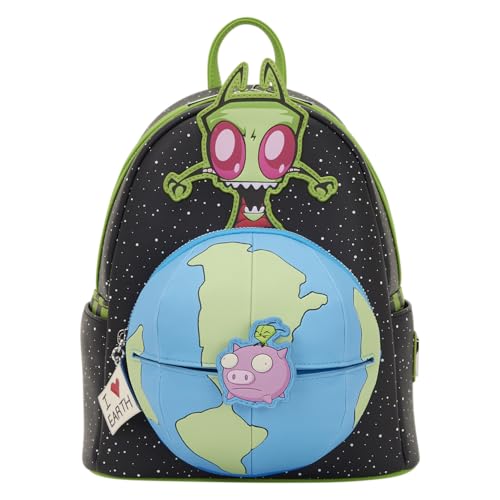 Loungefly Nickelodeon Invader Zim Glow-in-the-Dark Mini Backpack