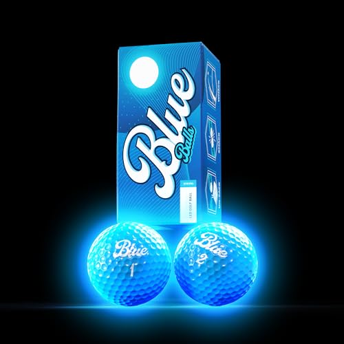 LED Light Up Golf Balls - Glow in The Dark Night Golf Funny Gift