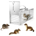 Live Animal Cage Trap for Rodents and Small Pests - Humane Catch and Release