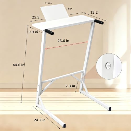 Alphaobo White Walking Pad Handle Bar for 23.6-Inch-Wide Treadmills – Safety & Support