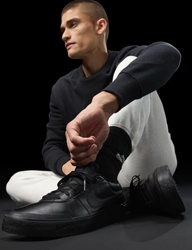 Nike Men's Court Shot Shoes - Black/Black, Size 13 - Athletic Court Sneakers