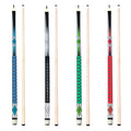 Pool Cue Set of 4 with 13mm Tips and Anti-Skid Grip - Billiard Stick