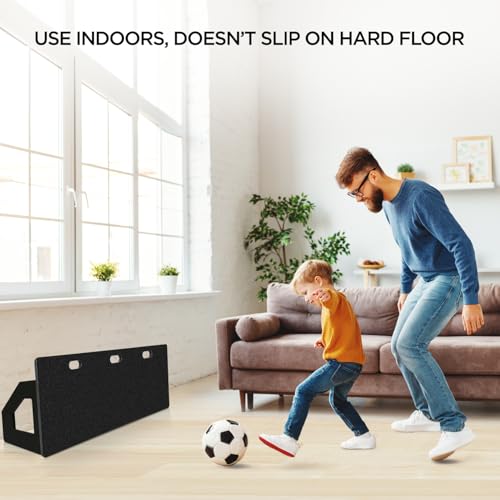 Soccer Rebounder Board 40 x 16 Inch Soccer Wall Passing Trainer with Target for Practice