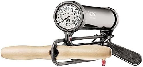 LEZYNE High Volume Tubeless Bike Floor Pump - 220 PSI Gauge for Mountain & Gravel Bikes | ABS-1 Pro Chuck