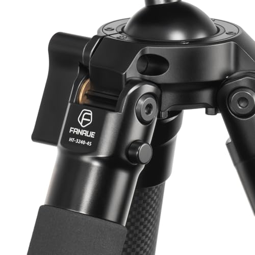 FANAUE Carbon Fiber Tripod for Hunting & Shooting with Quick-Release Arca-Swiss Mount