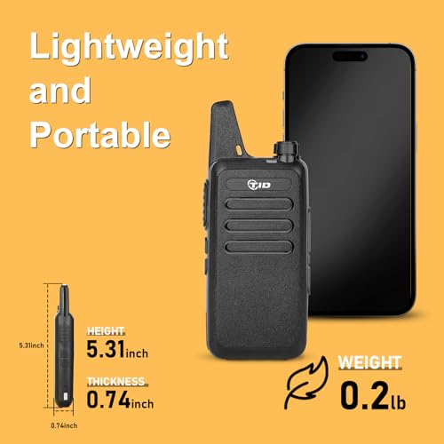 Walkie Talkies for Adults 8-Pack with 6-Way Multi-Charger Long Range Two-Way Radios
