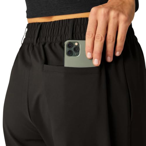 Women's Wide Leg Trousers - Black, Small, Comfortable Yoga & Casual Pants