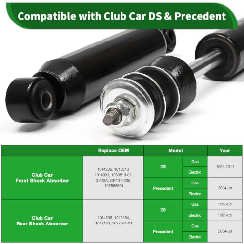 Golf Cart Shock Absorbers Front & Rear for Club Car DS Precedent Onward