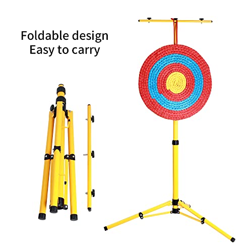 Steel Target Stand for Backyard Archery & Shooting Practice - Adjustable & Durable with Easy Arrow Removal - Variation of Steel Target Stand
