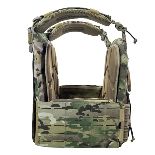 Lightweight Camouflage Hunting Vest with Quick-Release Buckle - One Size / Mc