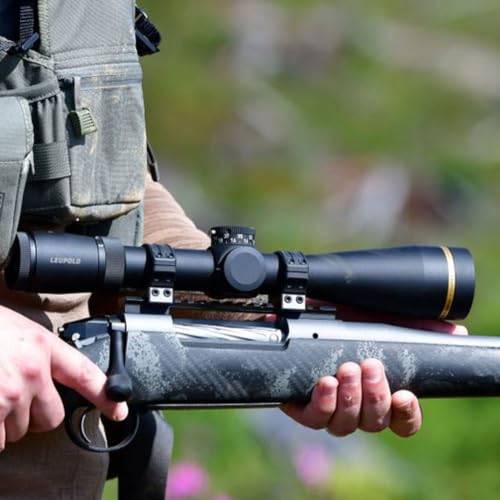 Warne HyperLite 30mm Scope Rings Black Low Profile - Lightweight & Durable
