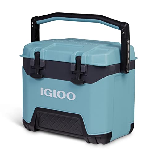 Igloo BMX Cooler 25 QT Celadon Insulated Hard Shell Ice Chest with Riser Tech