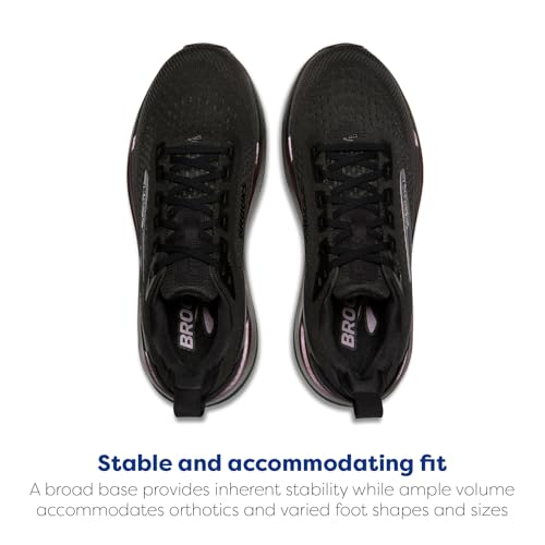 Brooks Women’s Ghost Max 4 Running Shoes - 8 Wide Black & Rose Gold