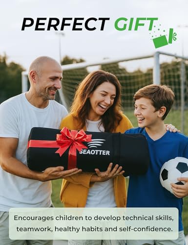 SEAOTTER Soccer Agility Training Poles Set - 10 Pack, Adjustable & Detachable for Football & Rugby Drills
