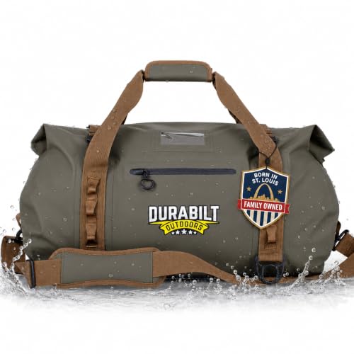 DuraBilt 80L Green Waterproof Tactical Duffel Bag & Dry Bag