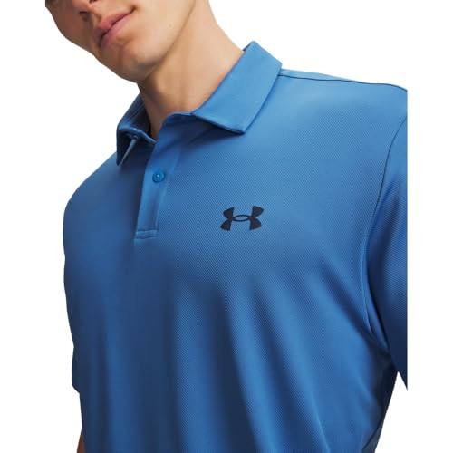Under Armour Men's Matchplay Polo - X-Large Aegean Blue, Breathable & Quick-Dry