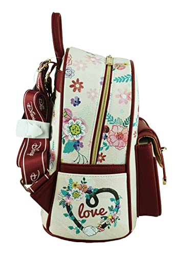 Disney Mickey & Minnie Mouse Vegan Leather Mini Backpack - 11 inch