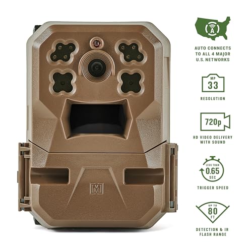 Moultrie Edge Cellular Trail Camera 33MP with Built-in Cloud Storage