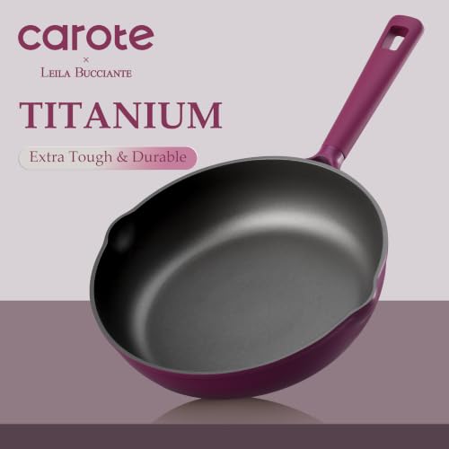 Purple 31-Piece Nonstick Cookware Set with Titanium Coating & Lids